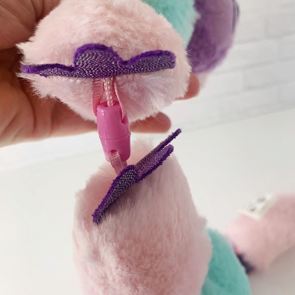 Twisty Petz Cuddlez Snugglez Sloth Plush Pink Purple Stuffed Animal Spin Master - Picture 7 of 7